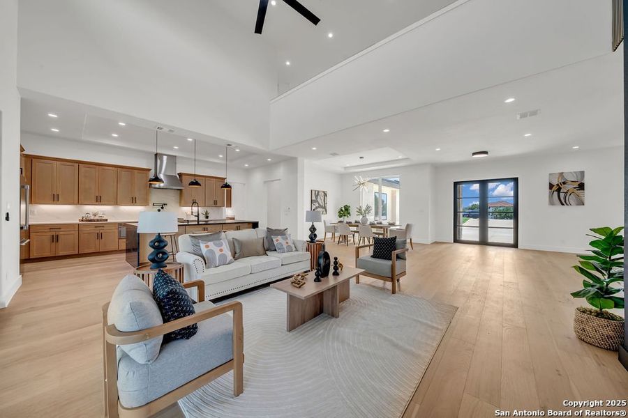 Furnished interior view inside a new home in , San Antonio (Image 35). Furnished interior view inside a new home in , San Antonio (Image 35).