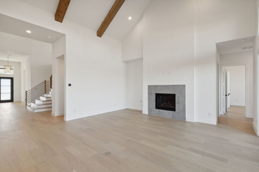Representative unfurnished interior of a home built from the Montgomery IV by Southgate Homes in Windsong Ranch 71' Series, Prosper (Image 32).