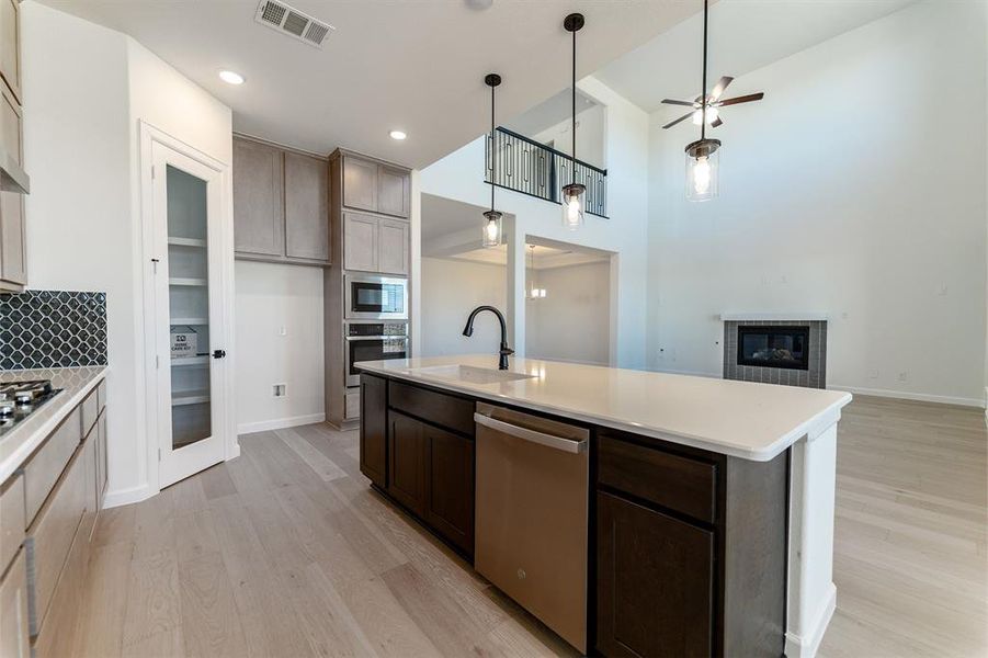 Furnished interior view inside a new home in Green Meadows, Celina (Image 9). Furnished interior view inside a new home in Green Meadows, Celina (Image 9).