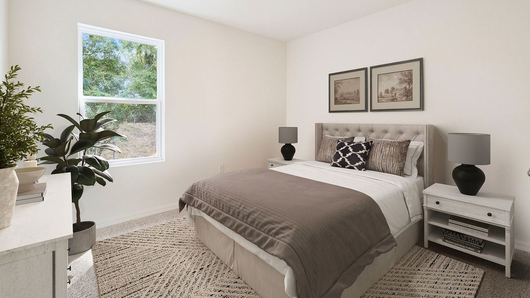 Representative furnished interior of a home built from the MADISON by D.R. Horton in Fountain View, Ormond Beach (Image 8).