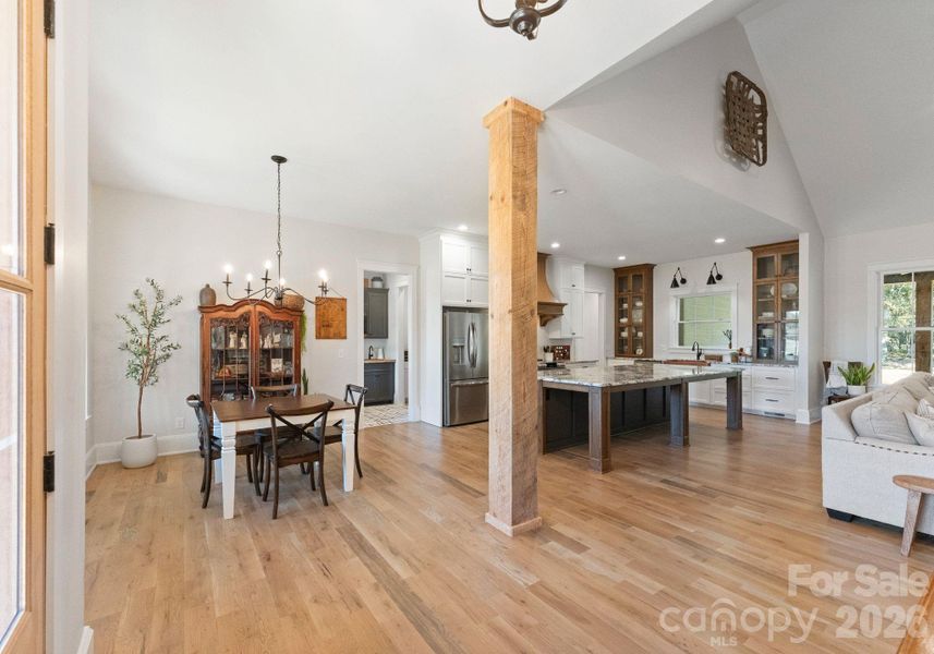 Kitchen/Dining Area View from Front Entry