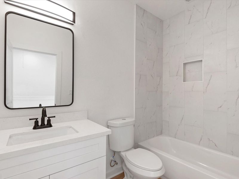 Furnished interior view inside a new home in , Houston (Image 14).