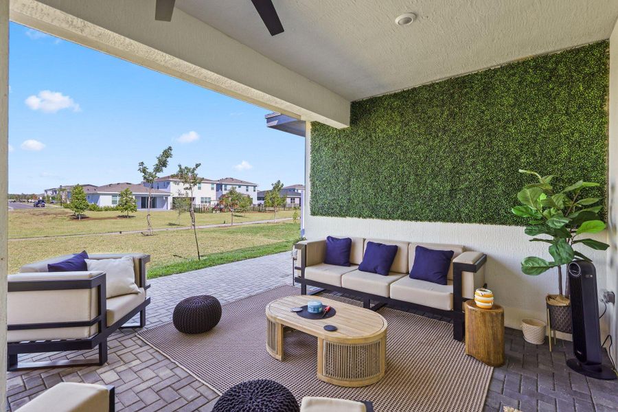 Exterior details and patio area of a home in , Loxahatchee (Image 31).