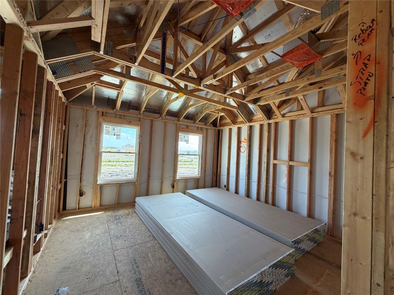 In-progress construction of a new home in The Trails at Carmel, Pflugerville, TX (Image 14). In-progress construction of a new home in The Trails at Carmel, Pflugerville, TX (Image 14).