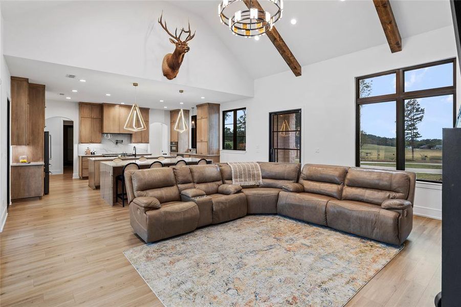 Furnished interior view inside a new home in , Hallsville (Image 6).