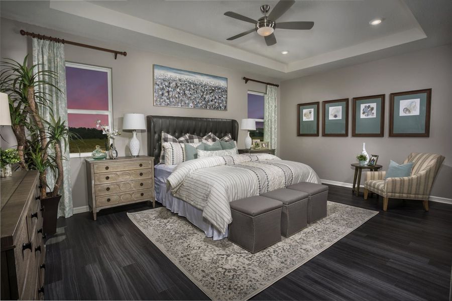 Representative furnished interior of a home built from the 2342 by KB Home in Cypress Bluff III, Groveland (Image 6).