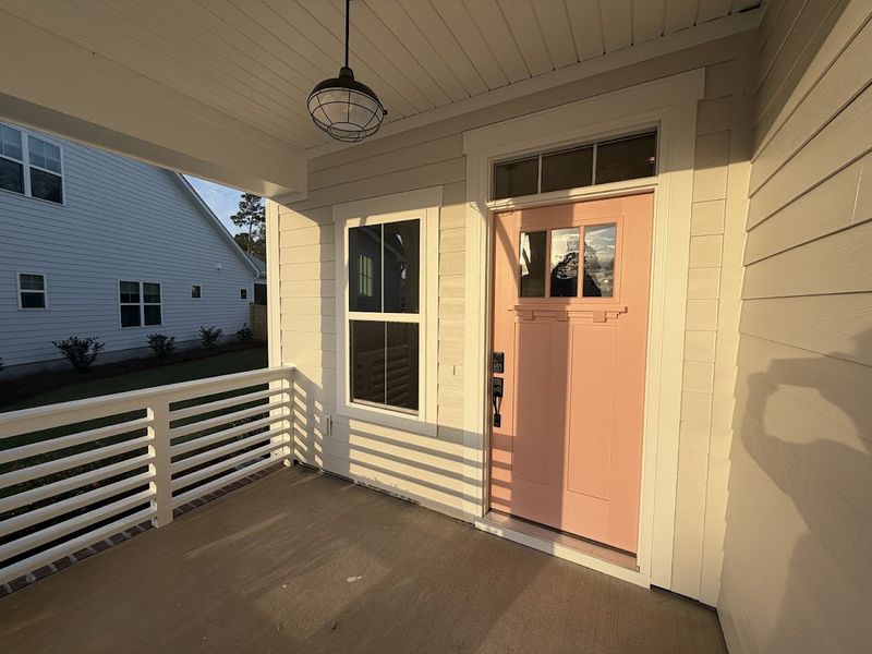 Exterior details and patio area of a home in Songbird, Hampstead (Image 3). Exterior details and patio area of a home in Songbird, Hampstead (Image 3).