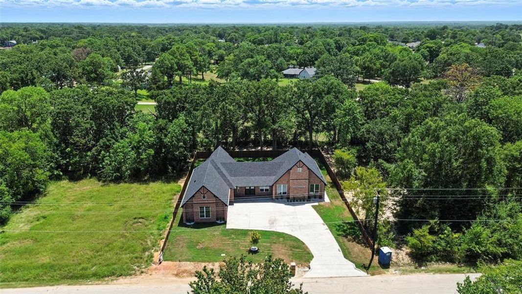 View from above of property featuring a forest View from above of property featuring a forest