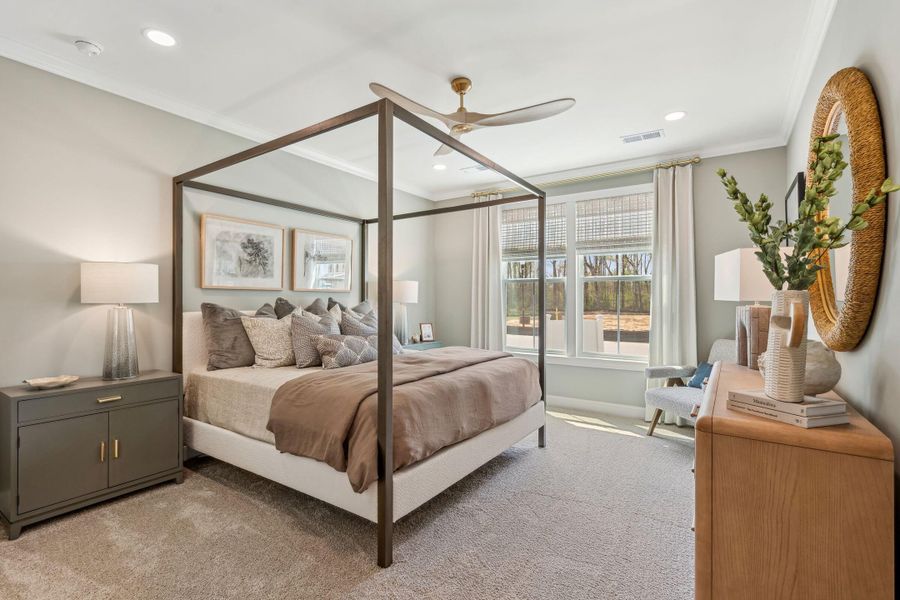 Furnished interior view inside a new home in Sweetgrass Station, Summerville (Image 50). Furnished interior view inside a new home in Sweetgrass Station, Summerville (Image 50).