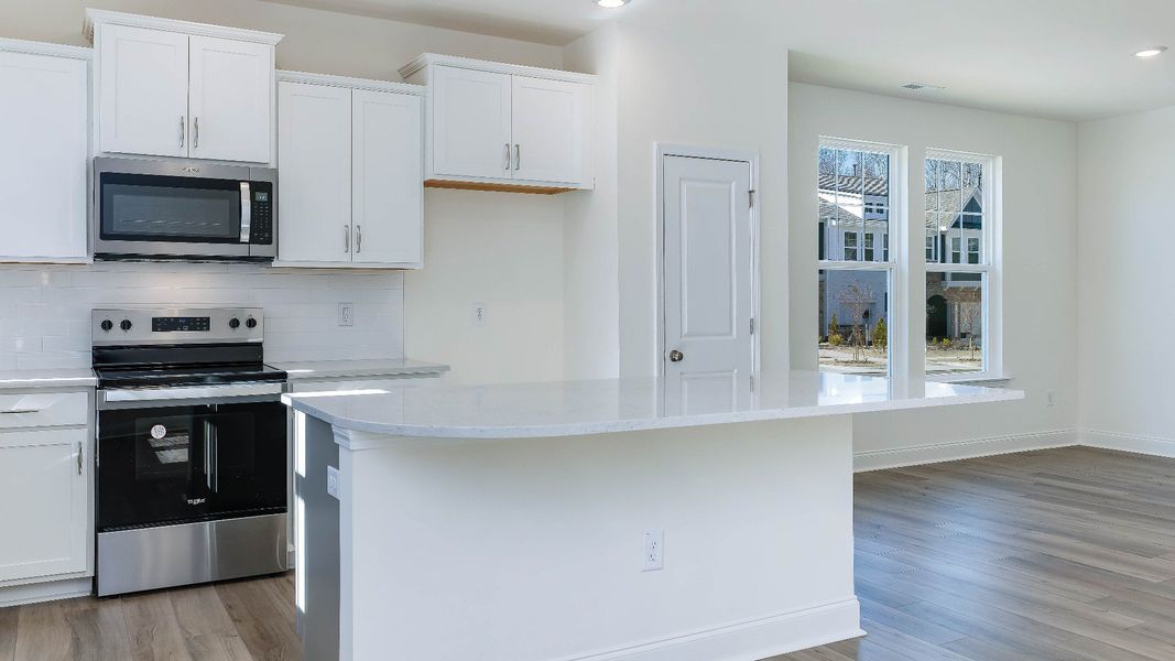 Furnished interior view inside a new home in Battle Bridge, Raleigh (Image 11).