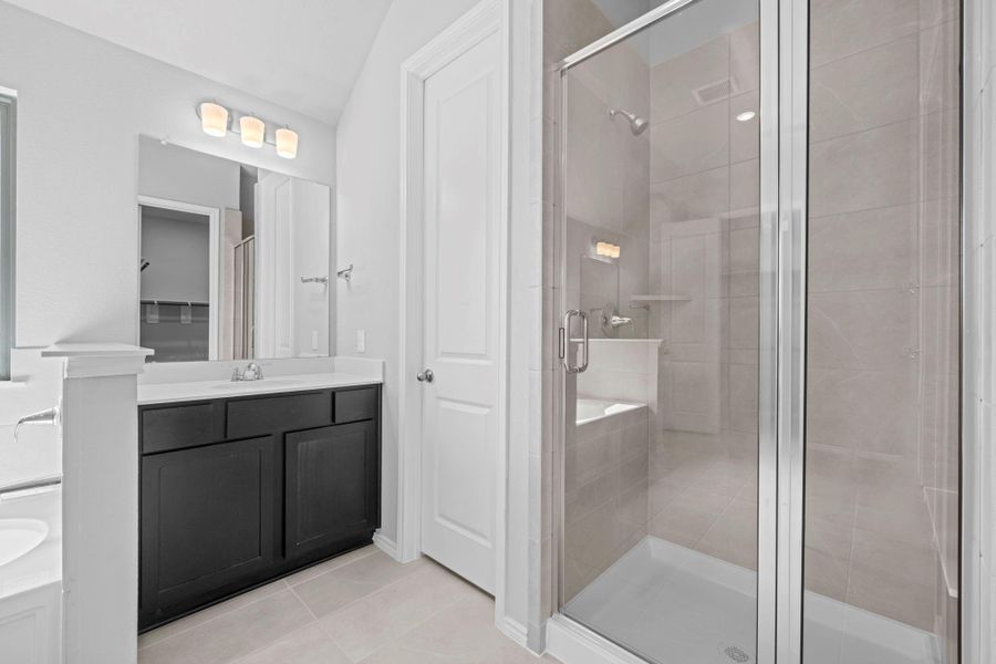 Furnished interior view inside a new home in The Trails, New Caney (Image 5).