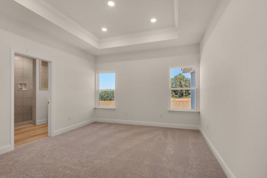 Representative unfurnished interior of a home built from the Destin by Holiday Builders in Yellow River Ranch, Milton (Image 8). Representative unfurnished interior of a home built from the Destin by Holiday Builders in Yellow River Ranch, Milton (Image 8).