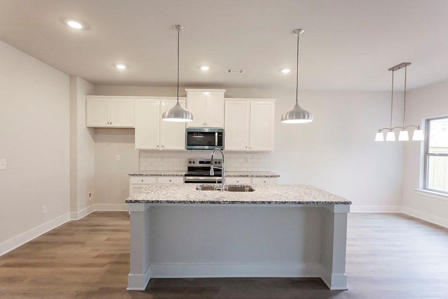 Furnished interior view inside a new home in , Buford (Image 9).