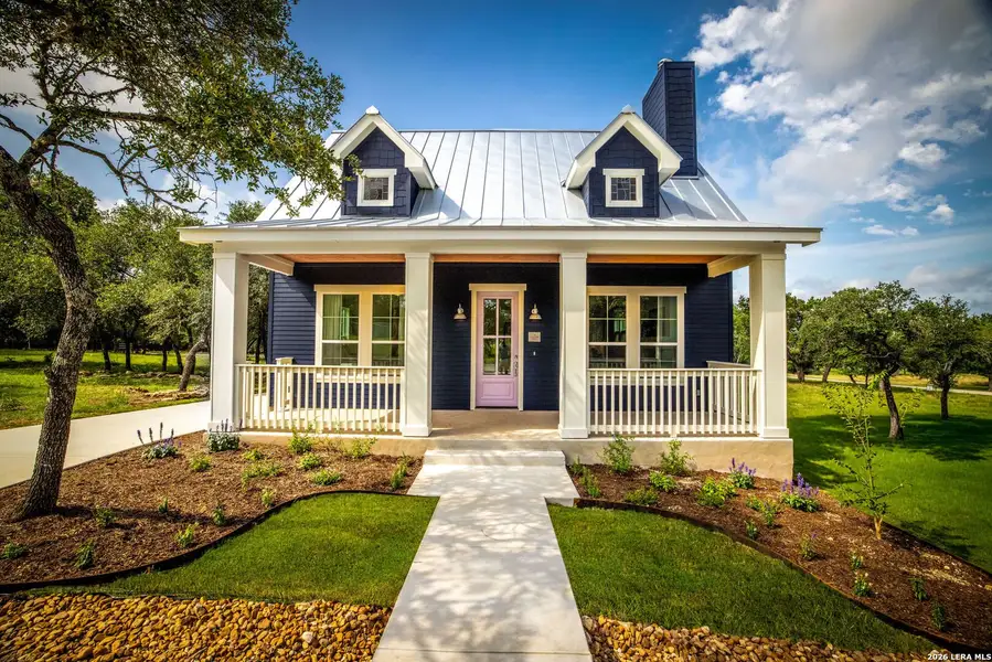 Front exterior of a new home in , Blanco, TX, highlighting curb appeal (Image 30). Front exterior of a new home in , Blanco, TX, highlighting curb appeal (Image 30).