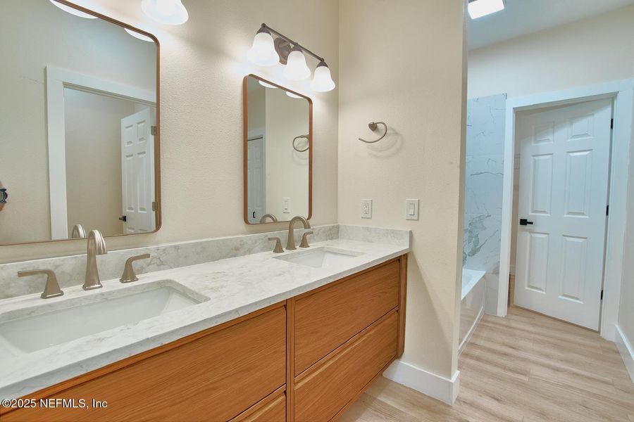 Furnished interior view inside a new home in , Jacksonville (Image 15). Furnished interior view inside a new home in , Jacksonville (Image 15).