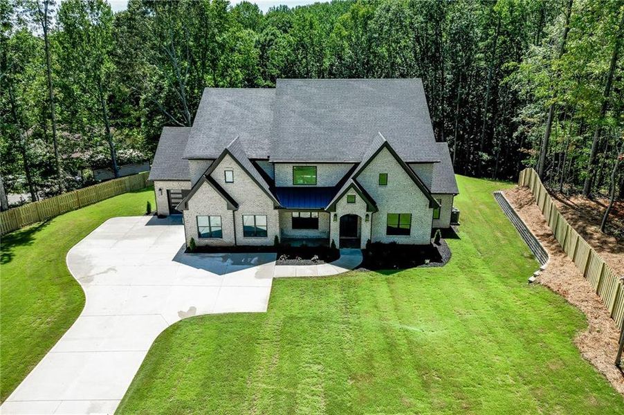 Front exterior of a new home in , Gainesville, GA, highlighting curb appeal (Image 9).