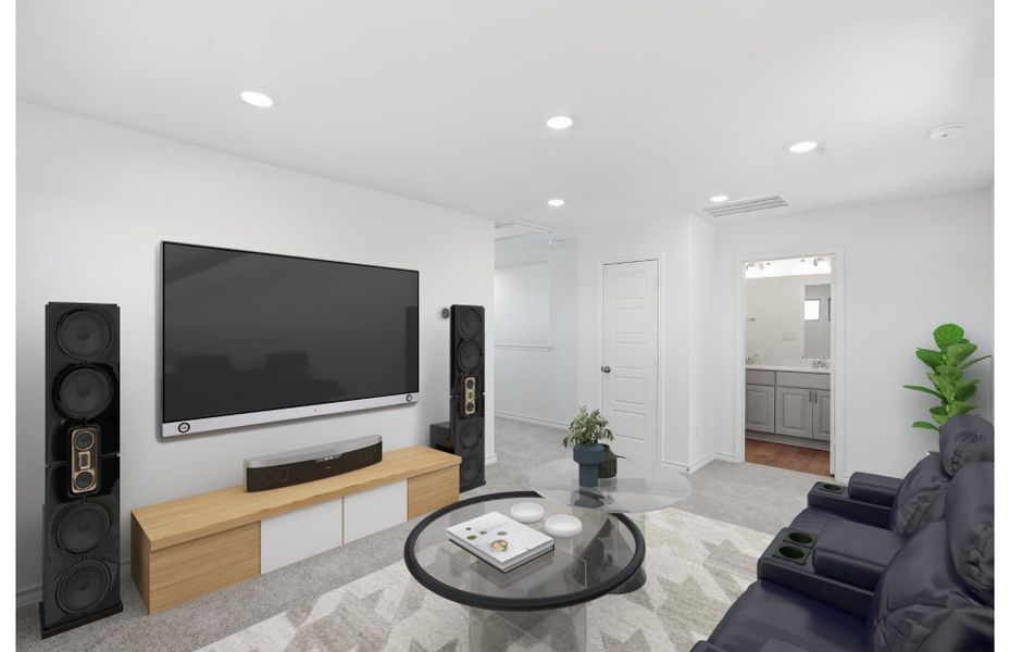 Representative furnished interior of a home built from the Keller by Pulte Homes in Dove Song, Marion (Image 9). Representative furnished interior of a home built from the Keller by Pulte Homes in Dove Song, Marion (Image 9).