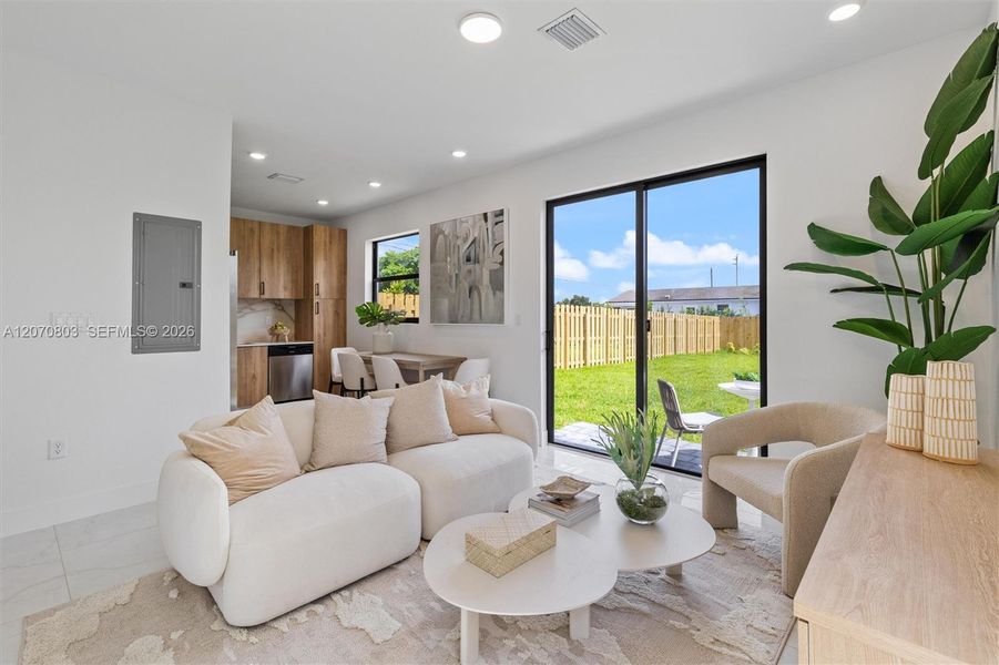 Furnished interior view inside a new home in , Homestead (Image 15).