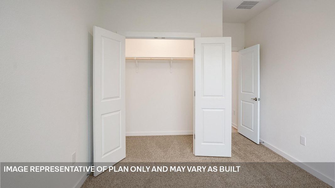 Spacious, unfurnished interior of a new home in Rosenbusch Ranch, Leander (Image 16). Spacious, unfurnished interior of a new home in Rosenbusch Ranch, Leander (Image 16).