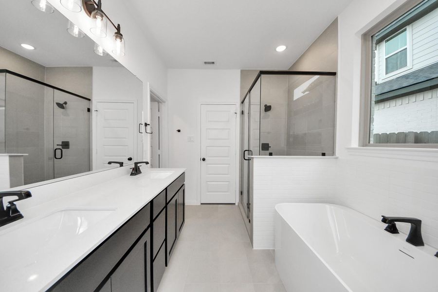 Furnished interior view inside a new home in Elyson, Katy (Image 8).