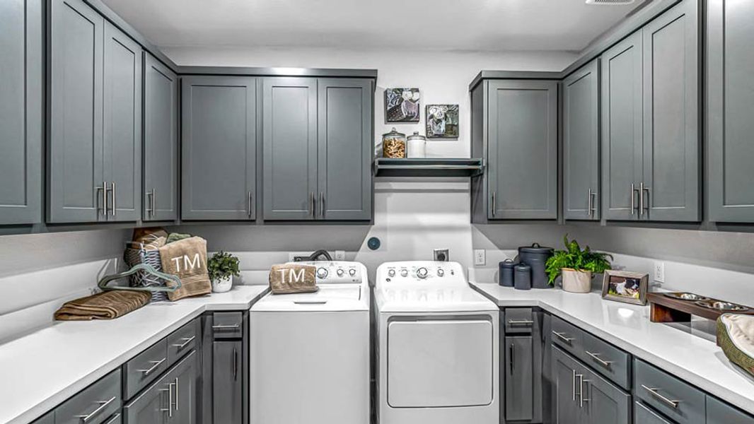 Furnished interior view inside a new home in Avalon at Cypress, Cypress (Image 19).