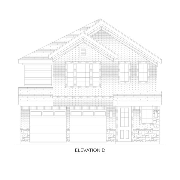 Representative rendering of the exterior for the Truman Select F by First Texas Homes (Image 8).