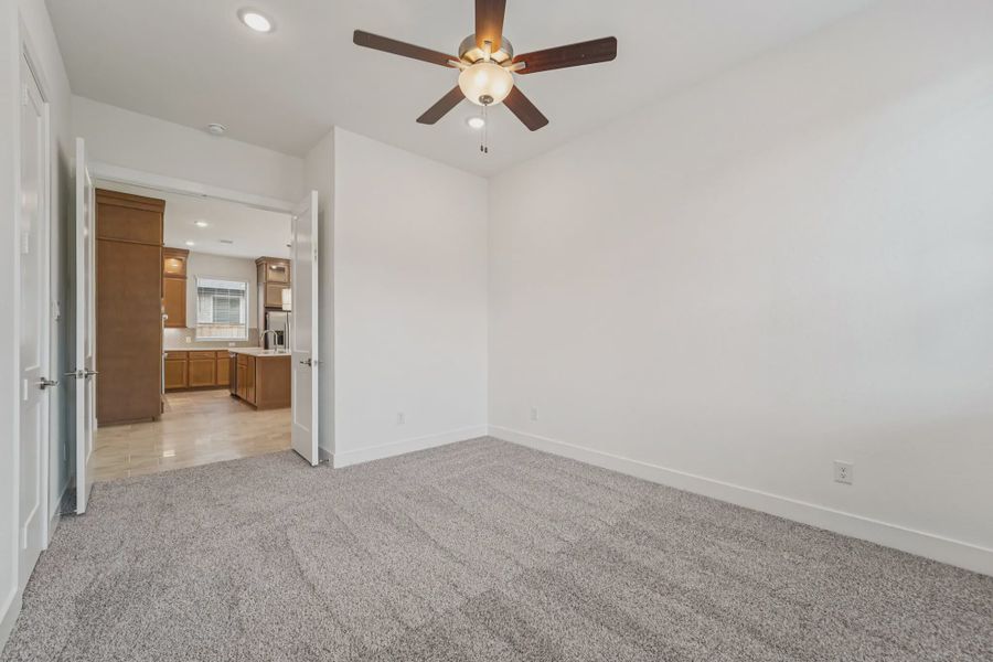 Representative unfurnished interior of a home built from the Lauren by Chesmar Homes in University Heights, McKinney (Image 13). Representative unfurnished interior of a home built from the Lauren by Chesmar Homes in University Heights, McKinney (Image 13).