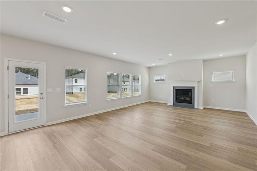 Spacious, unfurnished interior of a new home in Parkside at Grayson, Grayson (Image 39).