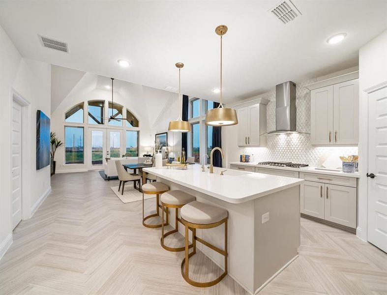 **REPRESENTATIVE PHOTO**A striking chef’s kitchen with abundant cabinetry is the perfect place for any cook!