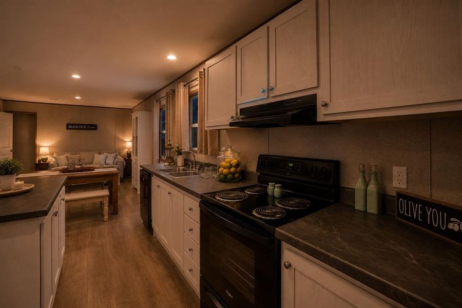 Furnished interior view inside a new home in , Azle (Image 17).
