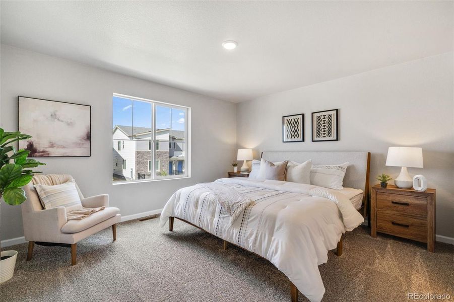 Furnished interior view inside a new home in Pintail Commons at Johnstown Village, Johnstown (Image 8).