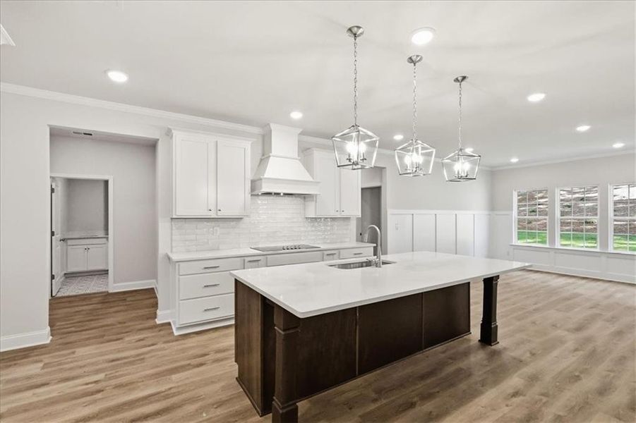 Furnished interior view inside a new home in , Monroe (Image 7).