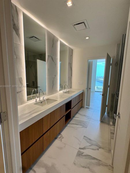 Furnished interior view inside a new home in , Miami (Image 5).