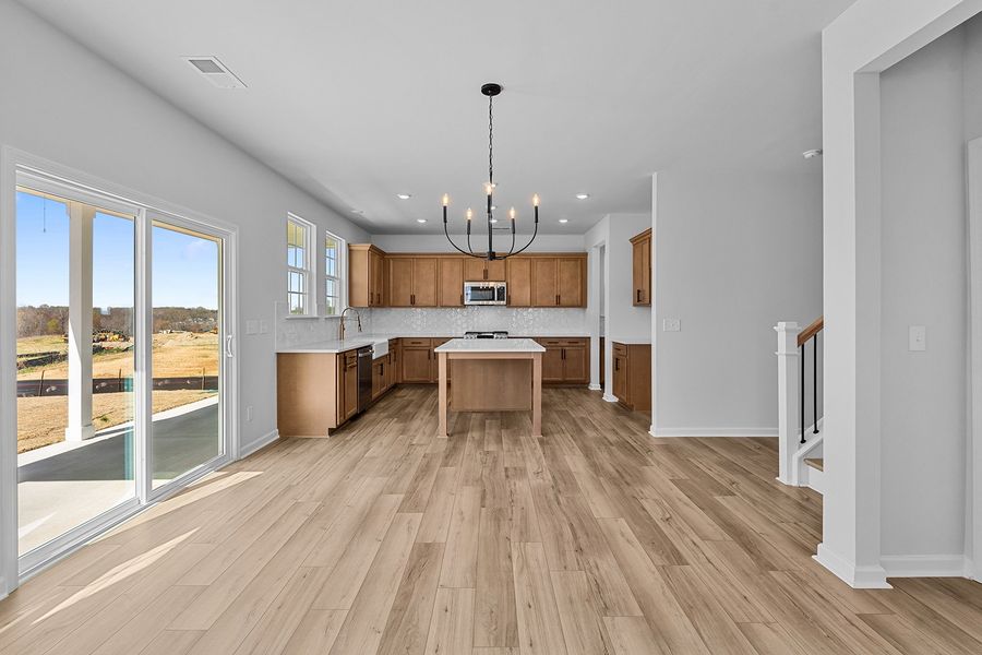 Furnished interior view inside a new home in Fieldstone, Lexington (Image 7).