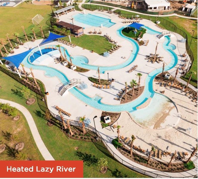 Amenity Center includes heated lazy river