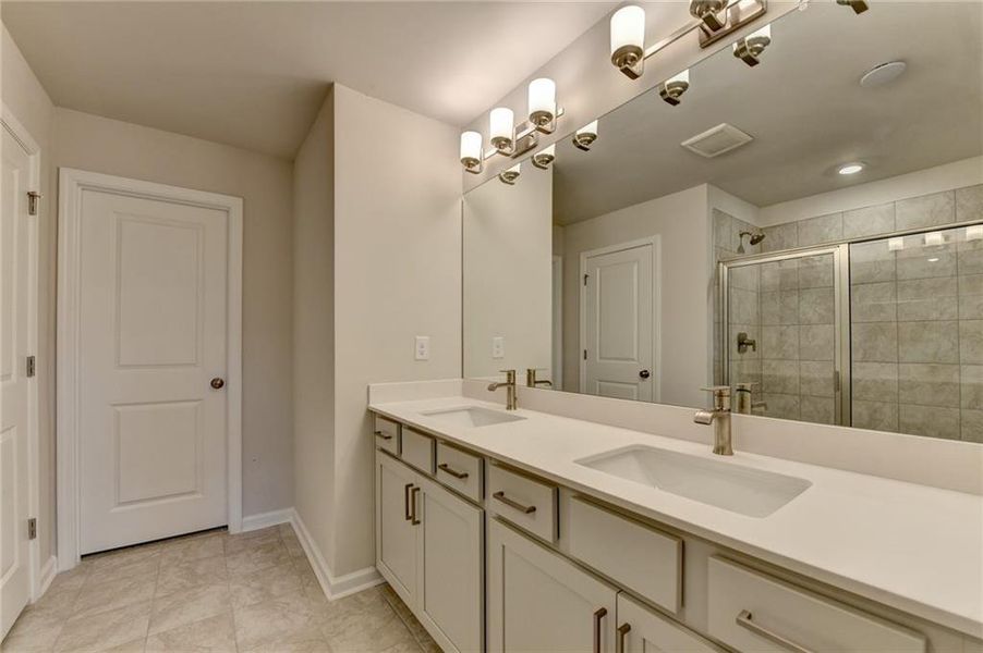 Furnished interior view inside a new home in , Marietta (Image 8).