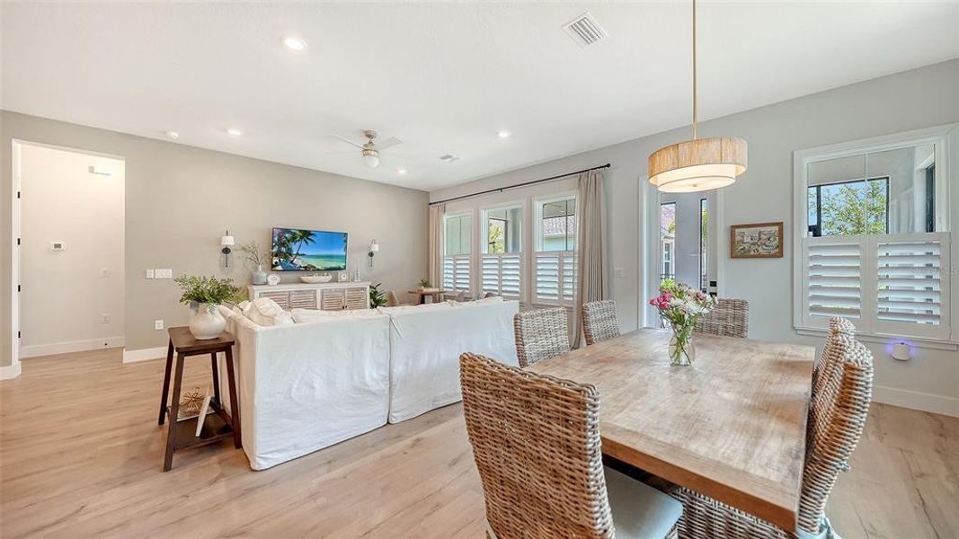 Furnished interior view inside a new home in Emerald Landing at Waterside at Lakewood Ranch – Lake Series, Sarasota (Image 14).