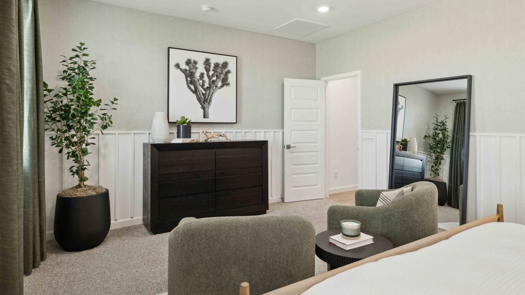 Representative furnished interior of a home built from the Ibis by D.R. Horton in Del Rio Ranch, Avondale (Image 17).