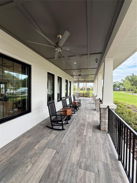 Exterior details and patio area of a home in , Zephyrhills (Image 30).