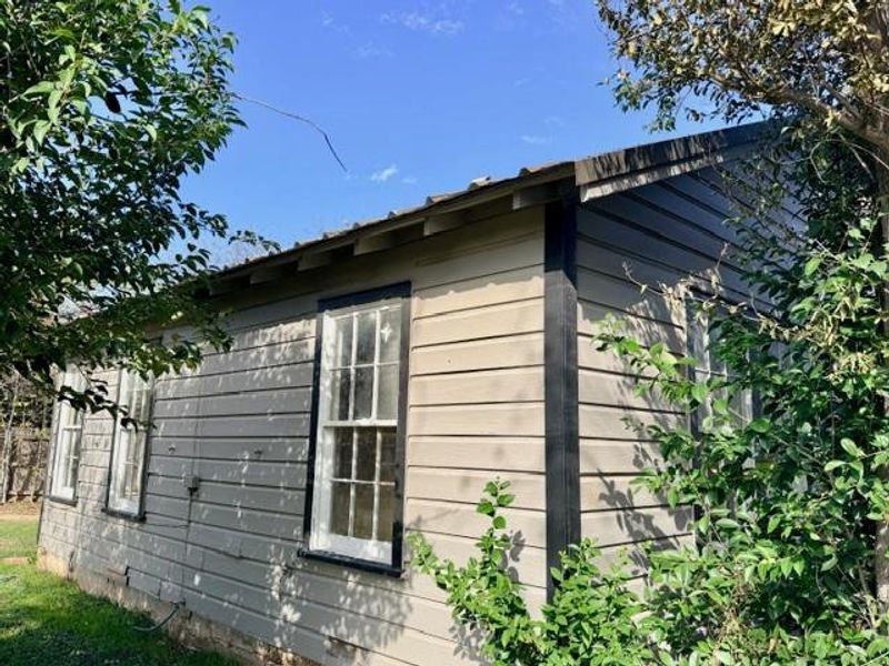 Exterior details and patio area of a home in , Brownwood (Image 1). Exterior details and patio area of a home in , Brownwood (Image 1).