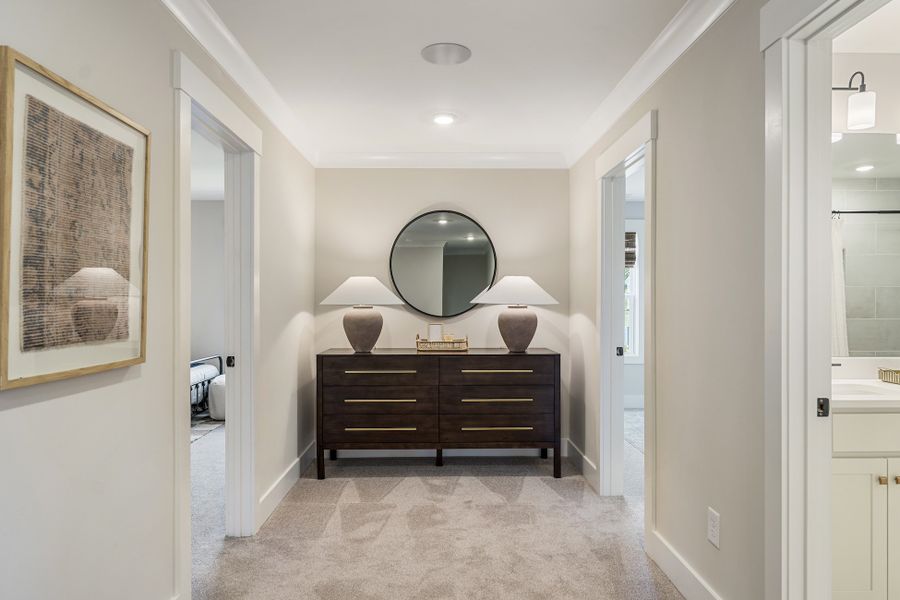 Representative furnished interior of a home built from the Savannah by Hunter Quinn Homes in Double Springs, Taylors (Image 47).