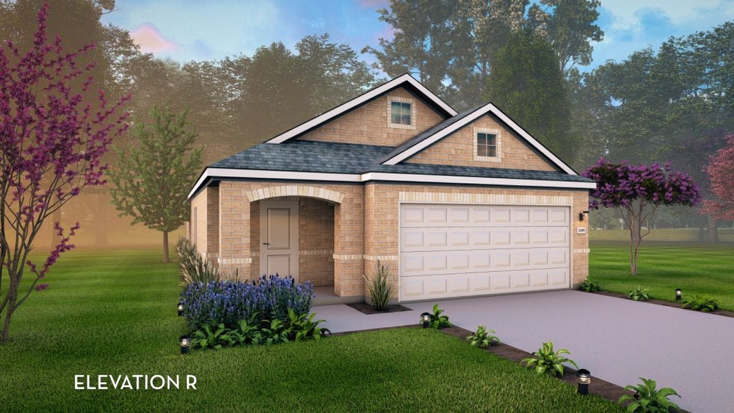 Representative exterior photo of a completed home built from the Oak II by CastleRock Communities in Westridge, McKinney, TX (Image 2). Representative exterior photo of a completed home built from the Oak II by CastleRock Communities in Westridge, McKinney, TX (Image 2).