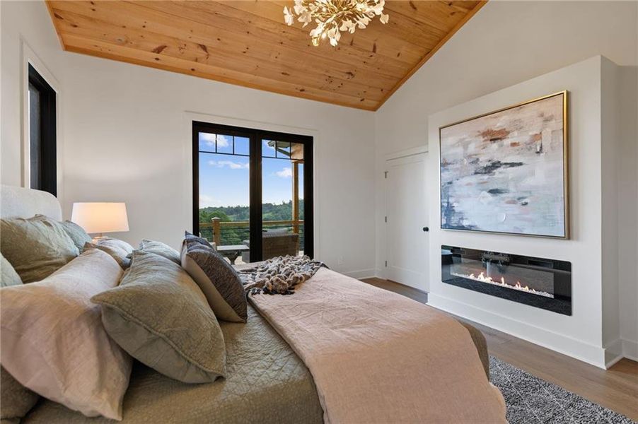 Furnished interior view inside a new home in , Morganton (Image 15).