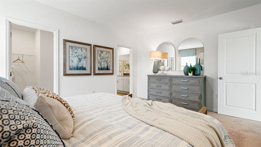 Furnished interior view inside a new home in Westview, Kissimmee (Image 26). Furnished interior view inside a new home in Westview, Kissimmee (Image 26).