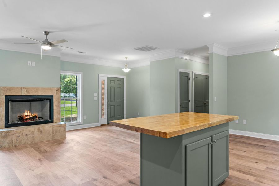 Furnished interior view inside a new home in , Orangeburg (Image 8).
