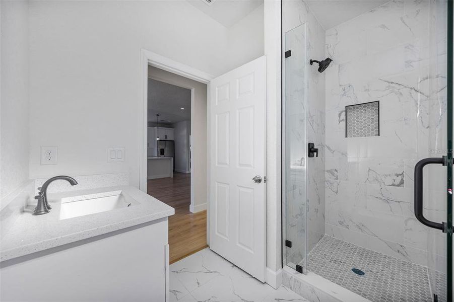 Furnished interior view inside a new home in , Tampa (Image 10).