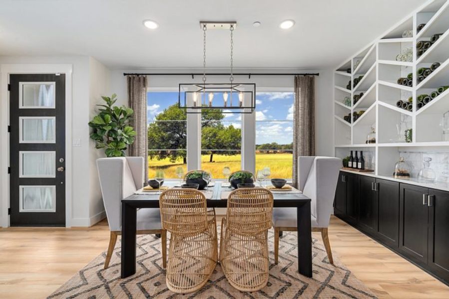 Furnished interior view inside a new home in Mosaic, Prosper (Image 21). Furnished interior view inside a new home in Mosaic, Prosper (Image 21).