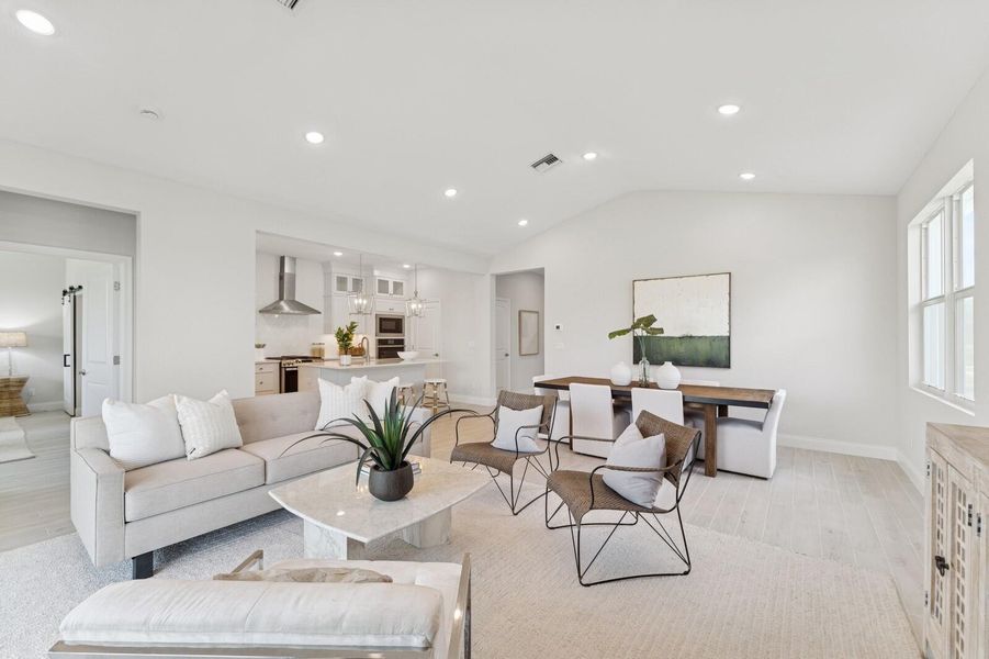 Furnished interior view inside a new home in , Port St. Lucie (Image 47).