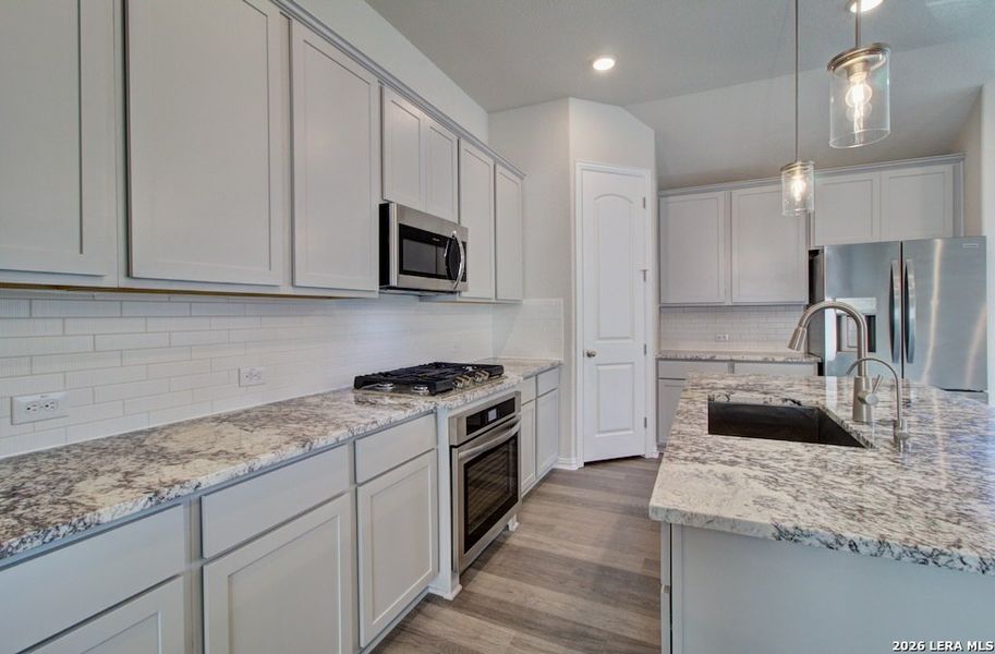 Furnished interior view inside a new home in Sunflower Ridge, New Braunfels (Image 6).