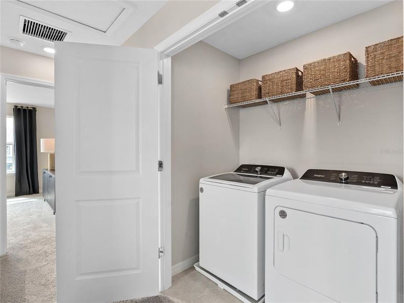 Furnished interior view inside a new home in EverBe, Orlando (Image 13). Furnished interior view inside a new home in EverBe, Orlando (Image 13).